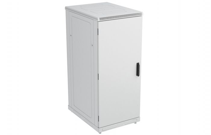 Шкаф телекоммуникационный напольный 19",27U(600x600), ШТ-НП-27U-600-600-М, передняя дверь металл ССД