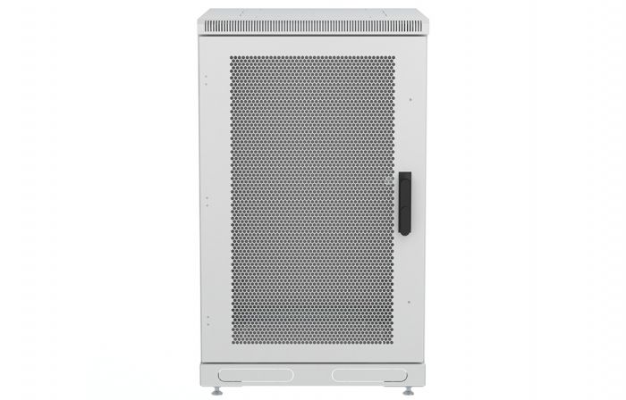 Шкаф телекоммуникационный напольный 19",24U(600x800), ШТ-НП-24U-600-800-П, передняя дверь перфорированная ССД