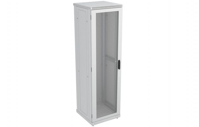 Шкаф телекоммуникационный напольный 19",42U(600x800), ШТ-НП-42U-600-800-П, передняя дверь перфорированная ССД