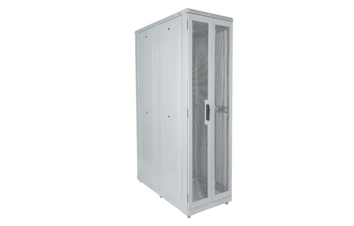 Шкаф телекоммуникационный напольный серверный 19",33U(800x1000) , ШТ-НП-С-33U-800-1000-ПП передняя,задняя двери перфорированные ССД