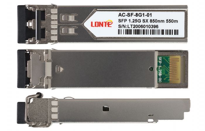 Оптический трансивер SFP 1.25G 850nm 550m LC MMF DDM