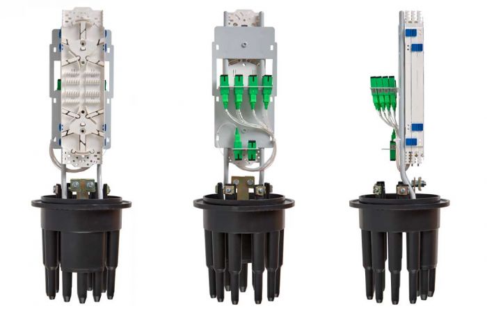 Муфта-кросс МКО-Д3/С09-1PLC16-SC/APC-20SC-18SC/APC-18SC/APC ССД