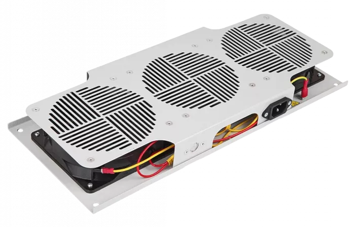 Вентиляторный модуль потолочный, 3 вентилятора с термодатчиком без шнура питания35С ВМ-3П ССД