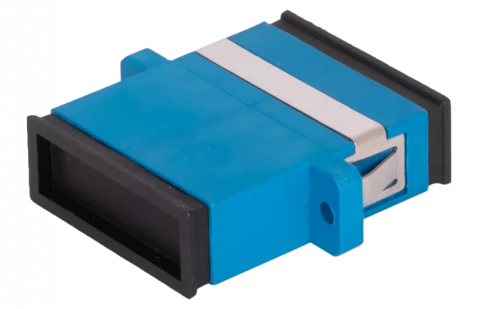 Адаптер (розетка) SC/UPC SM дуплексный с фланцами