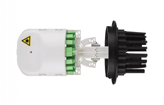 Муфта-кросс МКО-С7/СМ4-1PLC4-SC/APC-10SC-10SC/APC-1SC/APC  ССД