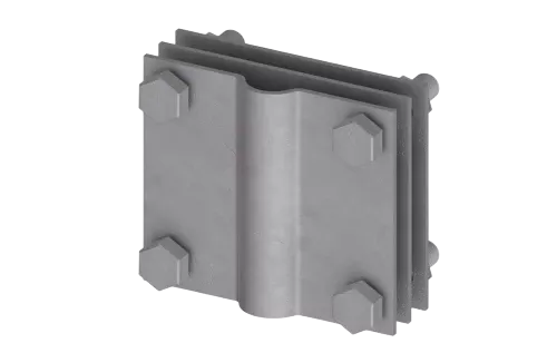 NG3116INOX Соединитель стержень/полоса, 80х70 мм, INOX