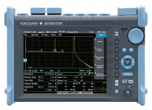 Рефлектометр оптический Yokogawa AQ7280+ AQ7283A(SM, 1310/1550 нм, 42/40 дБ, PC, SLS, FC-адаптер)