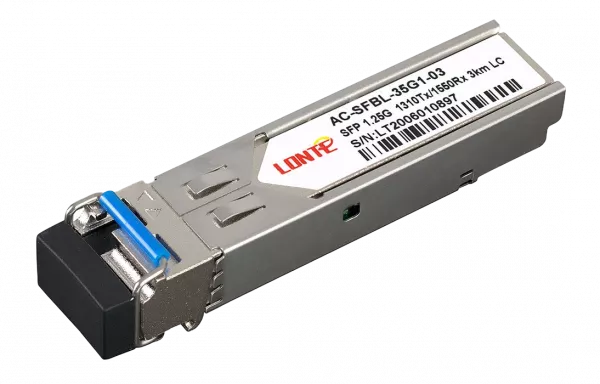 SFP WDM 1.25G Tx1310/Rx1550 3km LC DDM