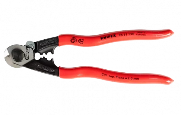 KN-9561190 Кусачки Knipex для кабелей и канатов (9561, 190мм) (тросокусы)