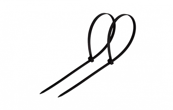 07-0251-5 Хомут-стяжка кабельная нейлоновая REXANT 250 x4,8 мм, черная, упаковка 100 шт.