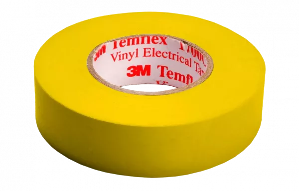 7100080342 Temflex 1300, желтая, универсальная изоляционная лента, 19мм х 20м х 0,13мм