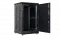 Шкаф телекоммуникационный напольный 19",18U(800x800), ШТ-НП-М-18U-800-800-М-Ч, передняя дверь металл, черный ССД