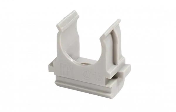 PR.02732 Крепёж-клипса для труб Полистирол д32 (25шт/500шт уп/кор) Промрукав