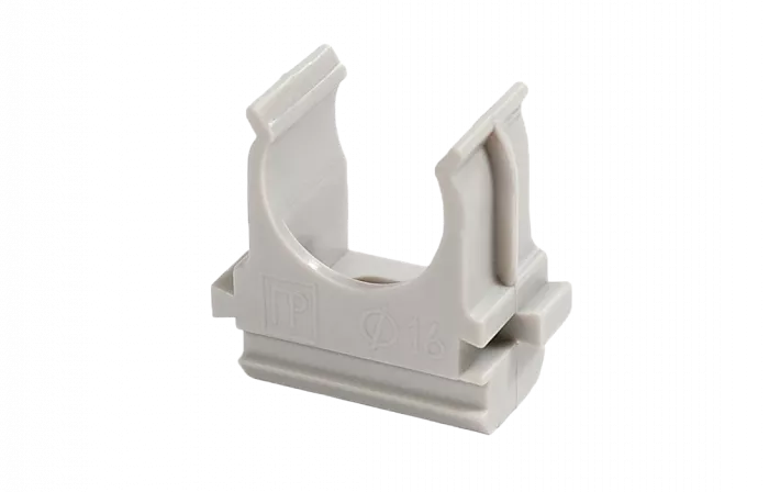 PR.02732 Крепёж-клипса для труб Полистирол д32 (25шт/500шт уп/кор) Промрукав