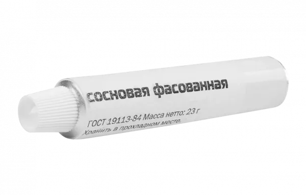 Канифоль сосновая фасованная  в тубах, 23 гр ССД