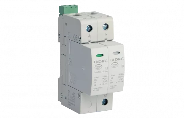 NX2022 УЗИП, класс II, 2-полюсный, L-N-PE, 40кА