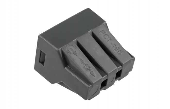 07-3060 Экспресс-клемма с пастой, 6-проводная до 2,5 мм?, серая (50 шт./уп.) (773-306) REXANT