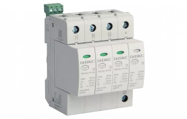 NX2042 УЗИП, класс II, 4-полюсный, L1-L2-L3-N-P