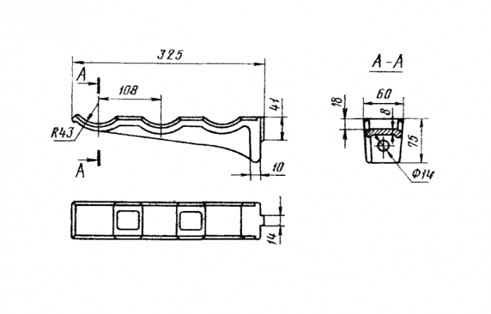 Консоль ККЧ-3 чугунная ТУ 5297-023-27564371-01