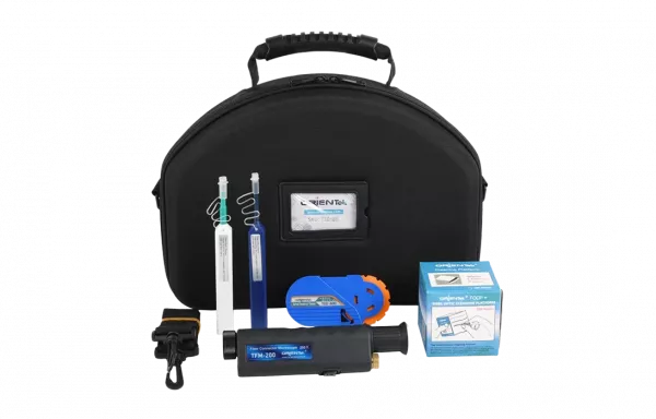 Набор для очистки и контроля адаптеров и коннекторов ВОЛС с микроскопом TIC-05E