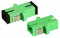 Адаптер (розетка) SC/APC SM (с фланцем)