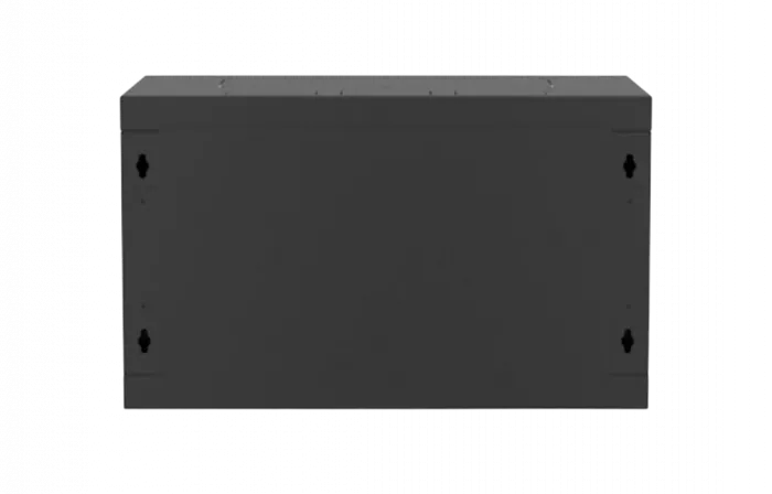 Шкаф телекоммуникационный настенный разборный черный 19”,6U(600x350), ШТ-НСр-6U-600-350-М-Ч дверь металл ССД