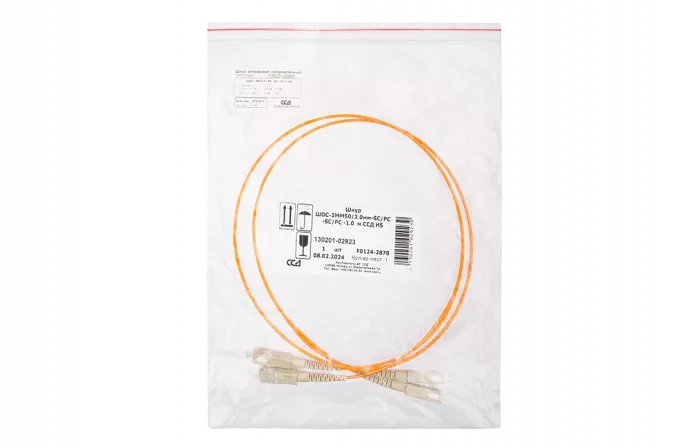 Шнур ШОС-2MM62/2.0мм-SC/PC -SC/PC -2.0  м