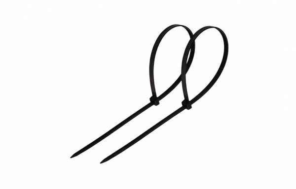 07-0121 Хомут-стяжка кабельная нейлоновая REXANT 120 x2,5 мм, черная, упаковка 100 шт.