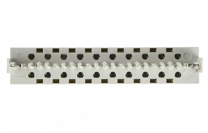 6089 2 023-01 Магазин защиты 2/10 на 10 пар для 3-х полюсных разрядников, неоснащенный