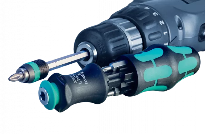 WE-134491	Kraftform Kompakt 28 с сумкой, набор бит с отвёрткой-битодержателем, 6 пр.