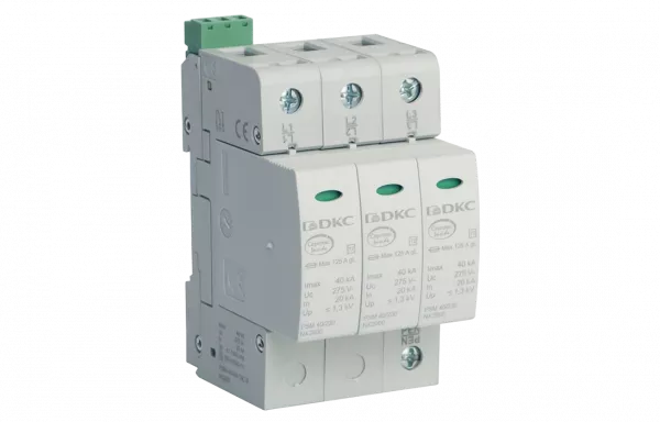 NX2032 УЗИП, класс II, 3-полюсный, L1-L2-L3-PEN