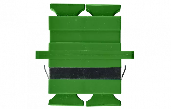 Адаптер (розетка) SC/APC SM дуплексный с фланцами