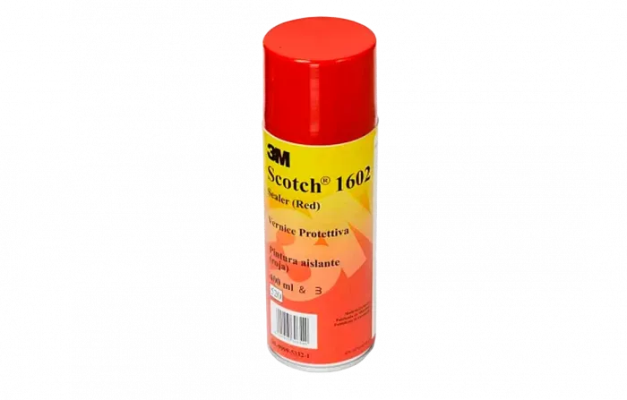 7100047906 Scotch 1602 для изоляции и защиты переключателей, электронных компонентов, красный, 400мл