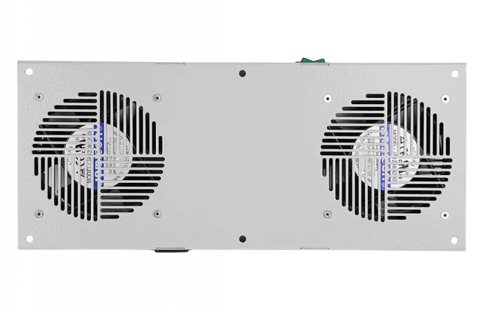 Вентиляторный модуль потолочный, 2 вентилятора с термодатчиком без шнура питания 35С ВМ-2П ССД
