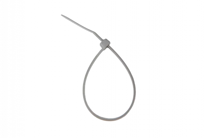 07-0150-3 Хомут-стяжка кабельная нейлоновая REXANT 150 x2,5 мм, серая, упаковка 100 шт.