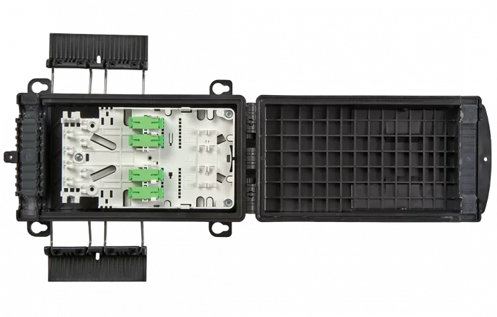 Муфта-кросс оптическая МКО-П1-М/С09-10SC-8SC/APC-8SC/APC ССД