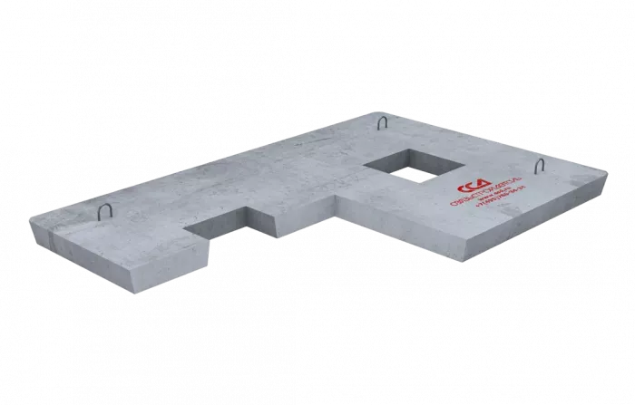 Плита ПЯП-ОД-2,5х1,6 якорная прямоугольная с отверстием дренажным Плита ПЯП-ОД-2,5х1,6 якорная прямоугольная с отверстием дренажным