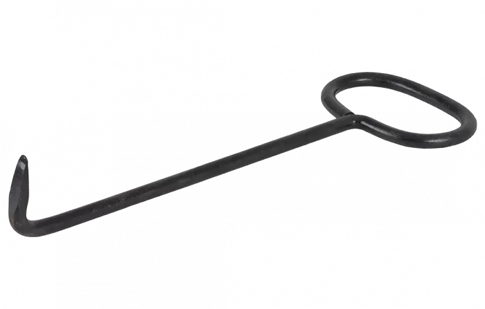 Крюк для открывания крышки люка телефонного колодца