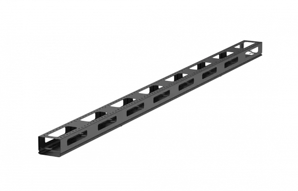 Органайзер кабельный вертикальный с крышкой 48U ОКВК-48U