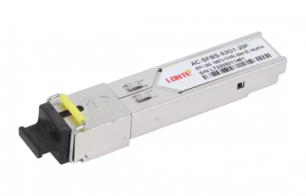 Модуль SFP WDM 1.25G Tx1550/Rx1310 20km SC DDM  Industrial
