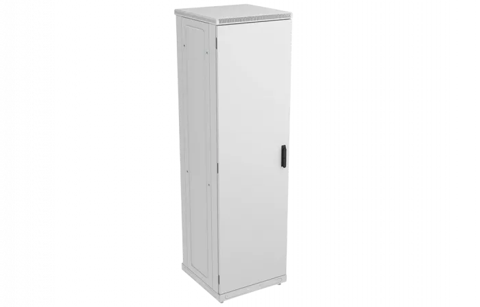 Шкаф телекоммуникационный напольный 19",42U(600x1000), ШТ-НП-42U-600-1000-М, передняя дверь металл ССД