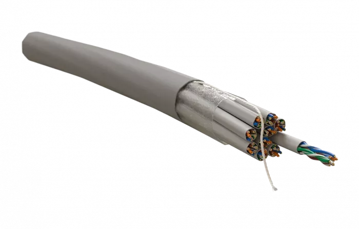 469273 UUTP4x10W-C5E-S24-IN-LSZH/LSZH-GY Cборка кабельная, 10 неэкранированных кабелей U/UTP 4х2х0,51 (24 AWG), категория 5e, однопроволочные жилы,