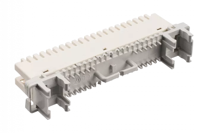 Плинт универсальный ПВТ-10Р Эконом, 10 пар размыкаемые контакты 0...9