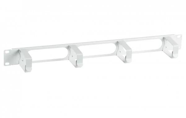 Органайзер кабельный горизонтальный с окнами 4 кольца 1U ОКО-19"-1U ССД