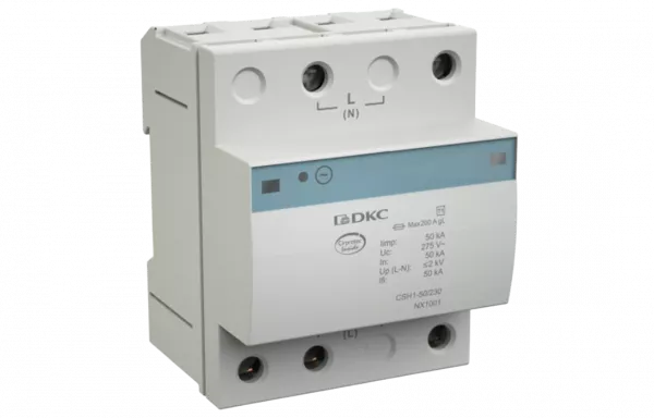 NX3011 УЗИП, класс II+III, 2-полюсный, L-N-PE,