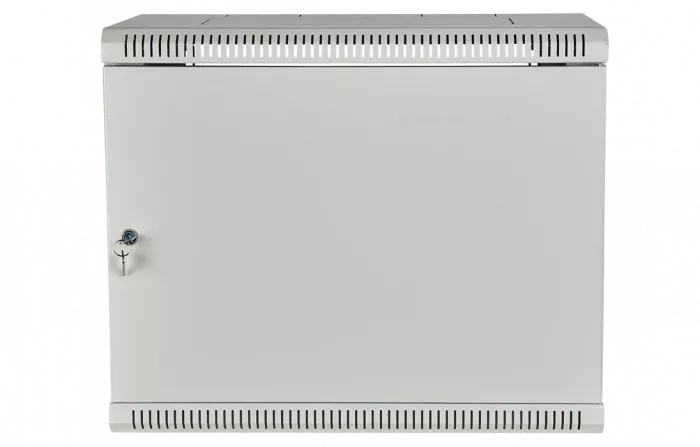 Шкаф телекоммуникационный настенный разборный 19”,15U(600x450), ШТ-НСр-15U-600-450-М дверь металл ССД