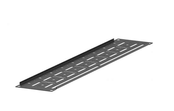 Органайзер кабельный горизонтальный для стяжек 19"  ОКГСТ-19"-2U
