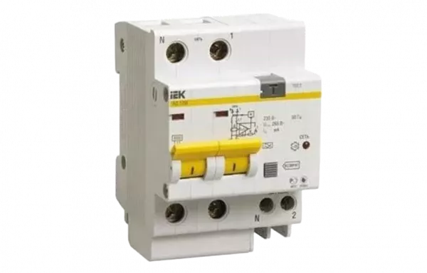 MAD12-2-016-C-030 Диф.автомат АД12М 2Р С16  30мА ИЭК
