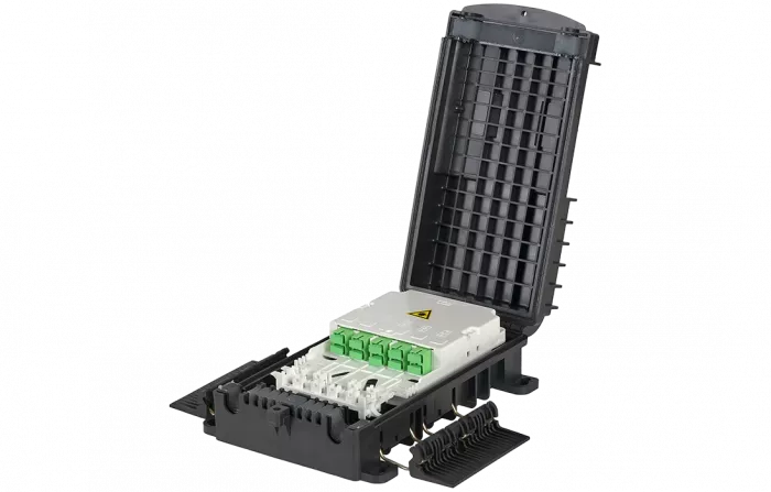 Муфта-кросс оптическая МКО-П1-М/C09-1PLC4-SC/APC-10SC-10SC/APC-2SC/APC ССД