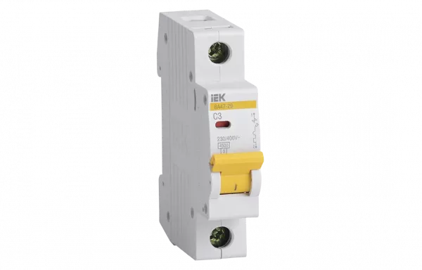 MVA20-1-003-C Авт. выкл.ВА47-29 1Р  3А 4,5кА х-ка С ИЭК